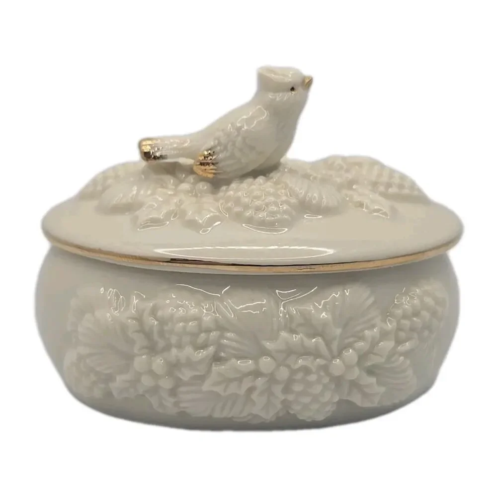Lenox Pines and Bluebird Covered Box 3